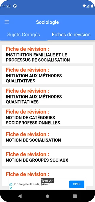 Sociologie : Sujets Corrigés | Indus Appstore | Screenshot