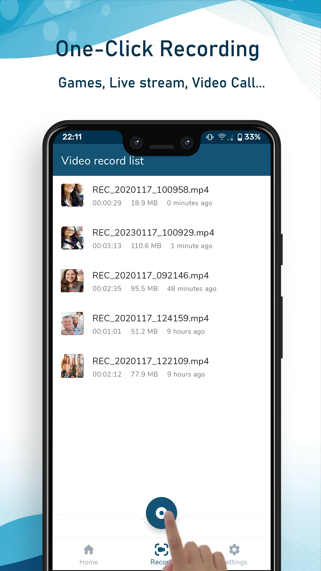 Video call recorder for imo | Indus Appstore | Screenshot