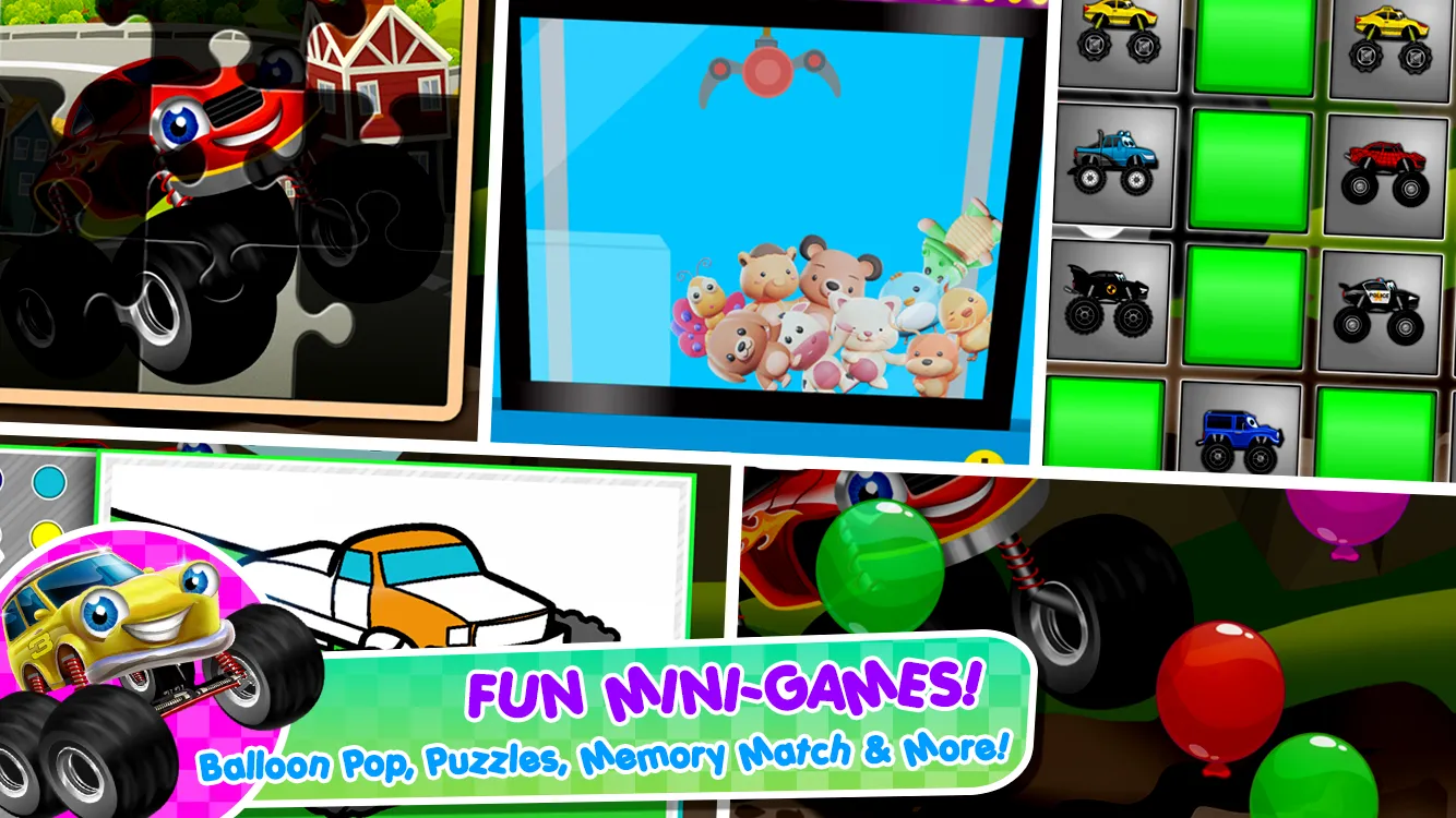 Monster Trucks Game for Kids 2 | Indus Appstore | Screenshot