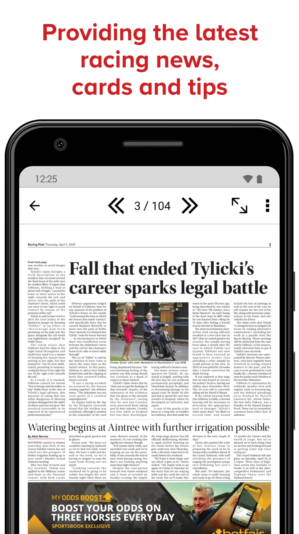 Racing Post Newspaper | Indus Appstore | Screenshot