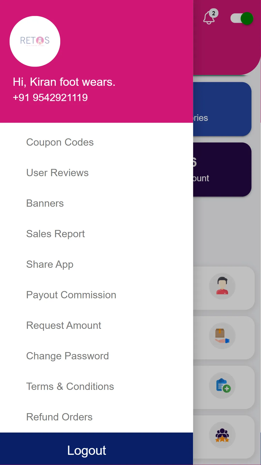 Retos Vendor | Indus Appstore | Screenshot