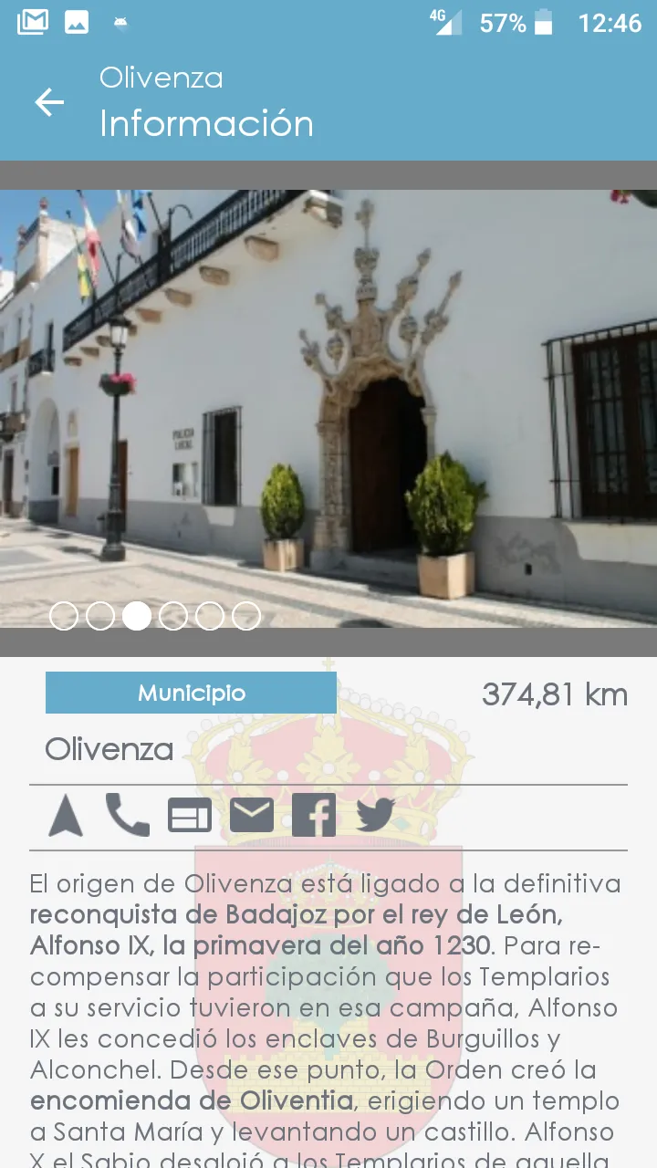 Prov. de Badajoz. Mi destino. | Indus Appstore | Screenshot