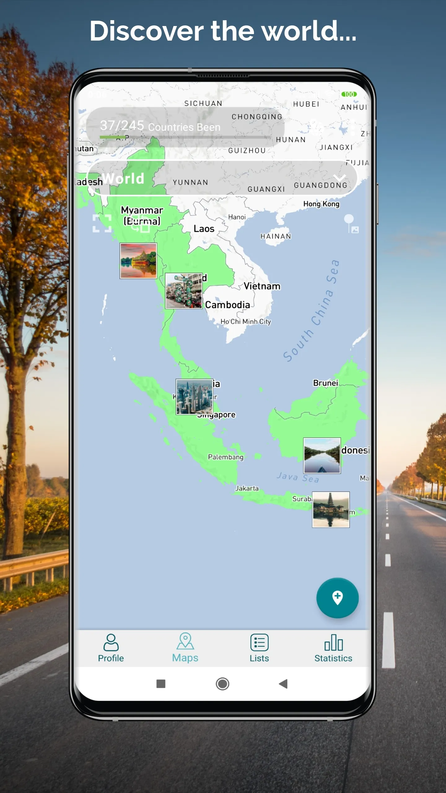 Tripfolio: Travel Tracker | Indus Appstore | Screenshot