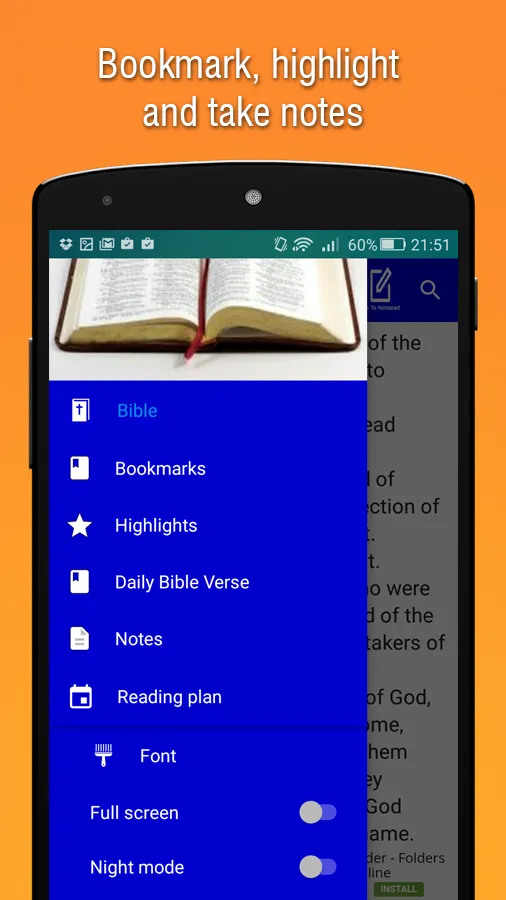 Offline Bible- Bible Notebook | Indus Appstore | Screenshot