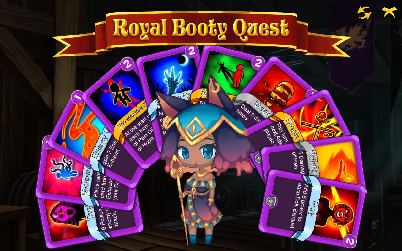 Royal Booty Quest: Card Roguel | Indus Appstore | Screenshot