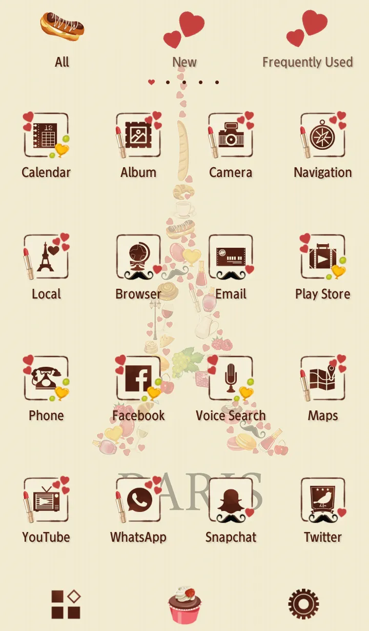 Sweet Paris Theme | Indus Appstore | Screenshot