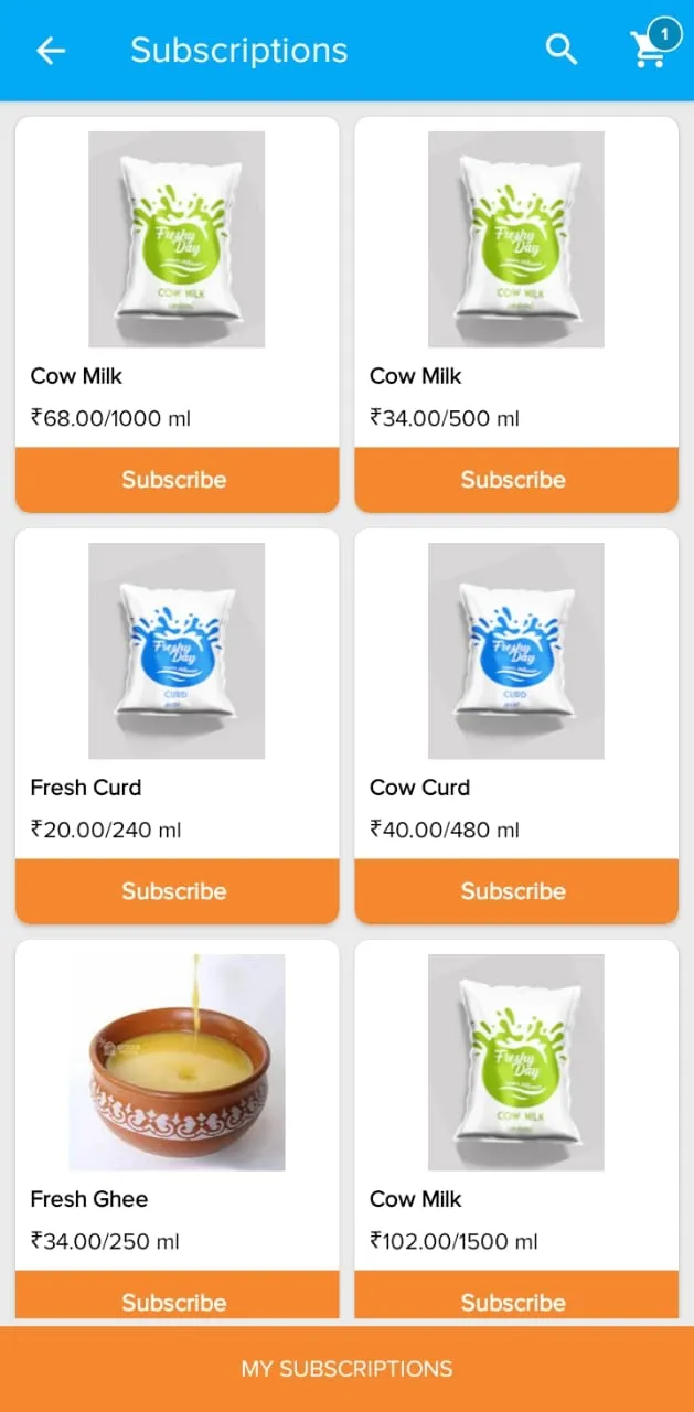 Freshy Day: Cow milk delivery | Indus Appstore | Screenshot