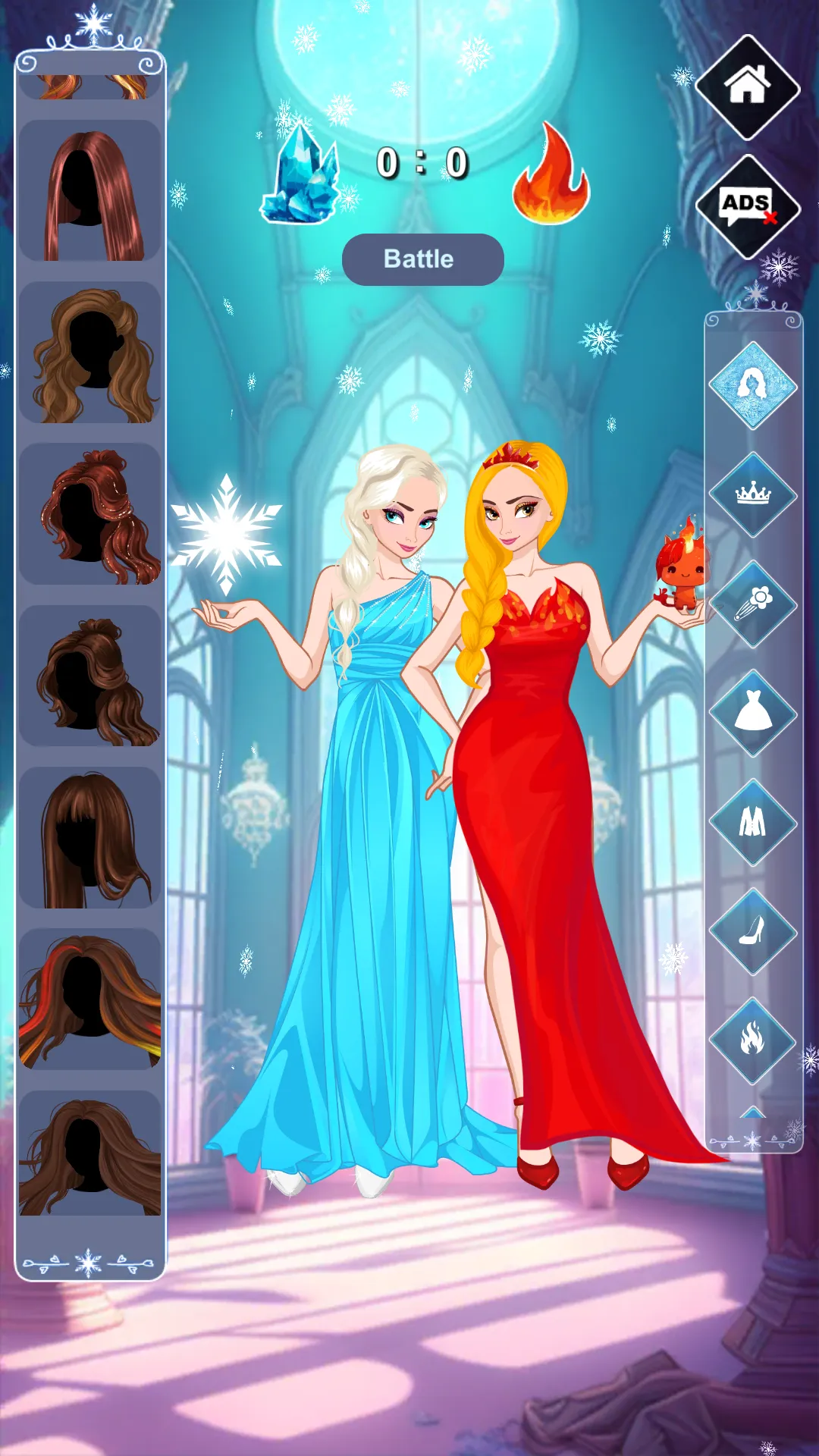 Icy or Fire dress up game | Indus Appstore | Screenshot