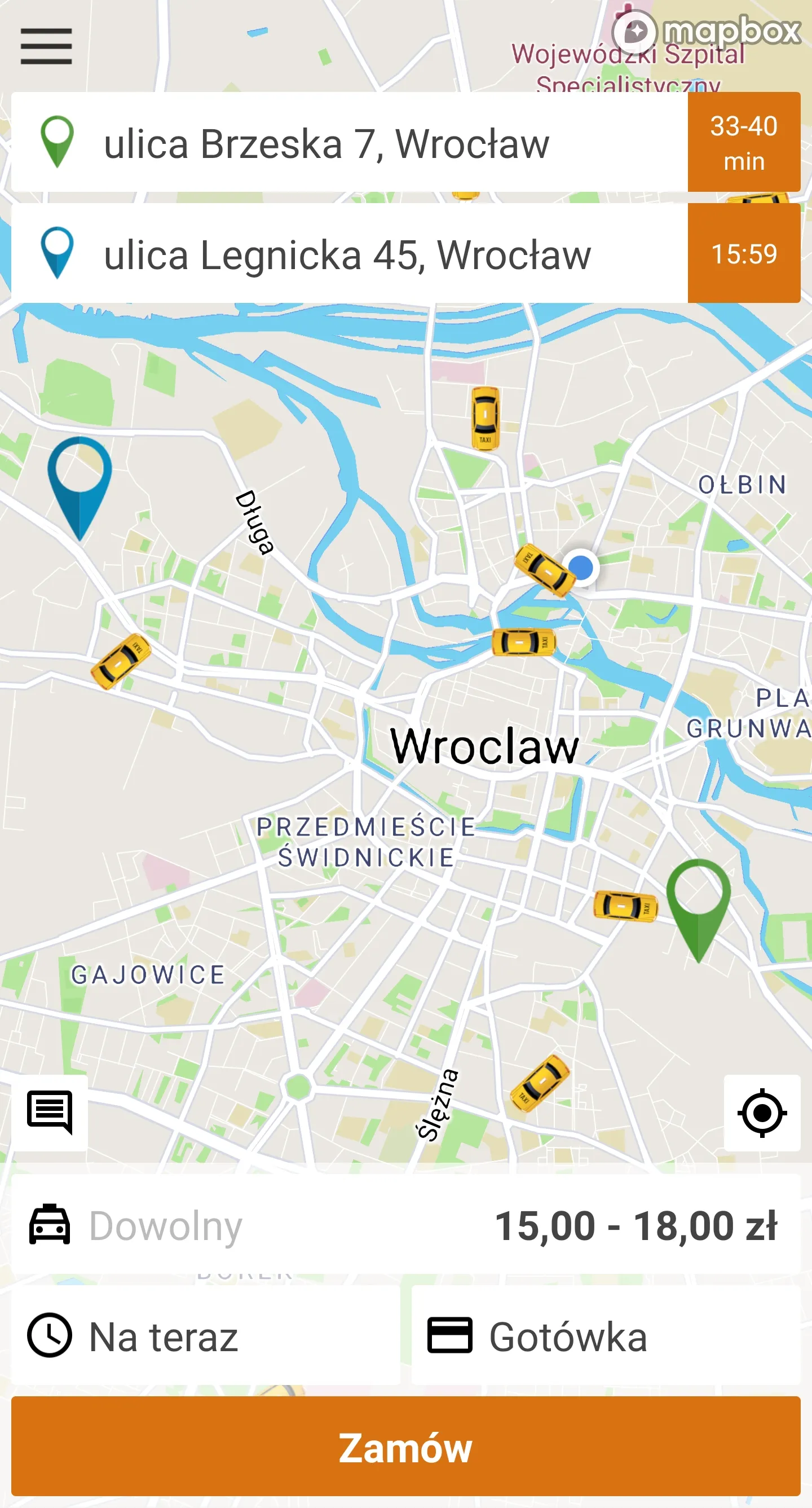 Ryba Taxi Wrocław | Indus Appstore | Screenshot