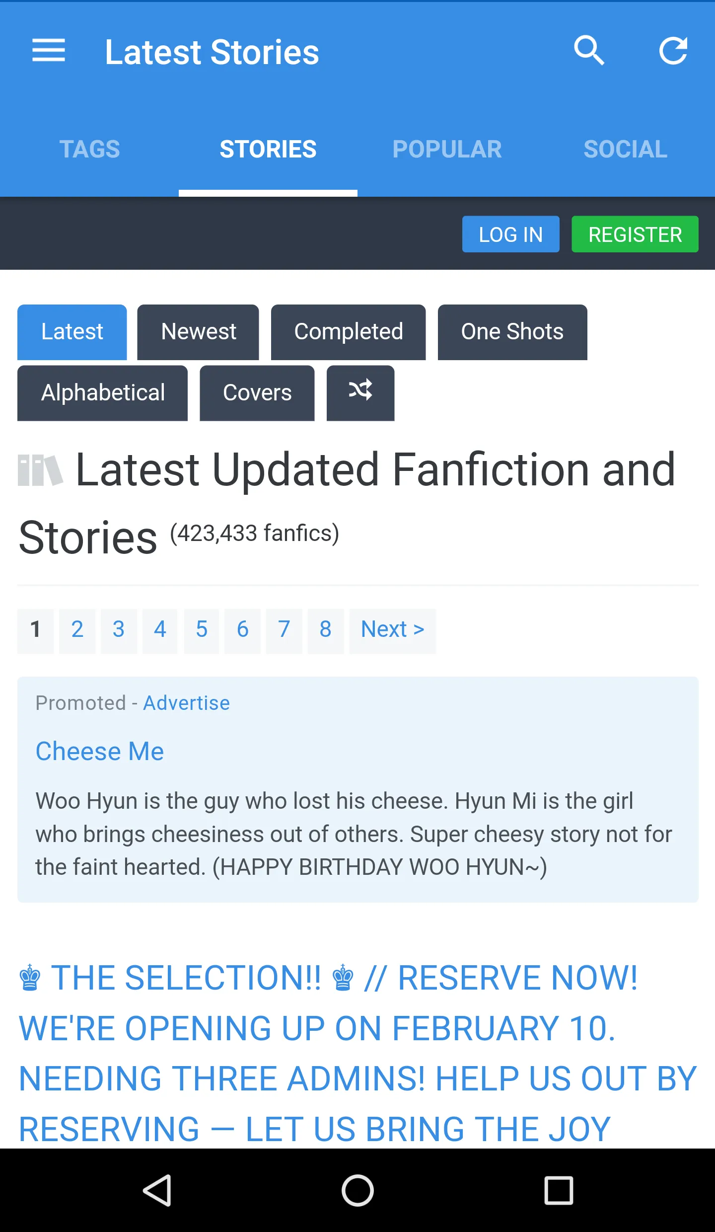 Asianfanfics | Indus Appstore | Screenshot