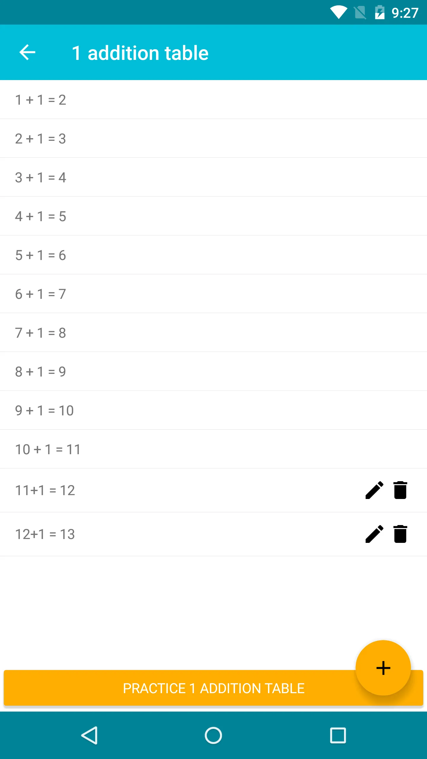 Addition Table | Indus Appstore | Screenshot