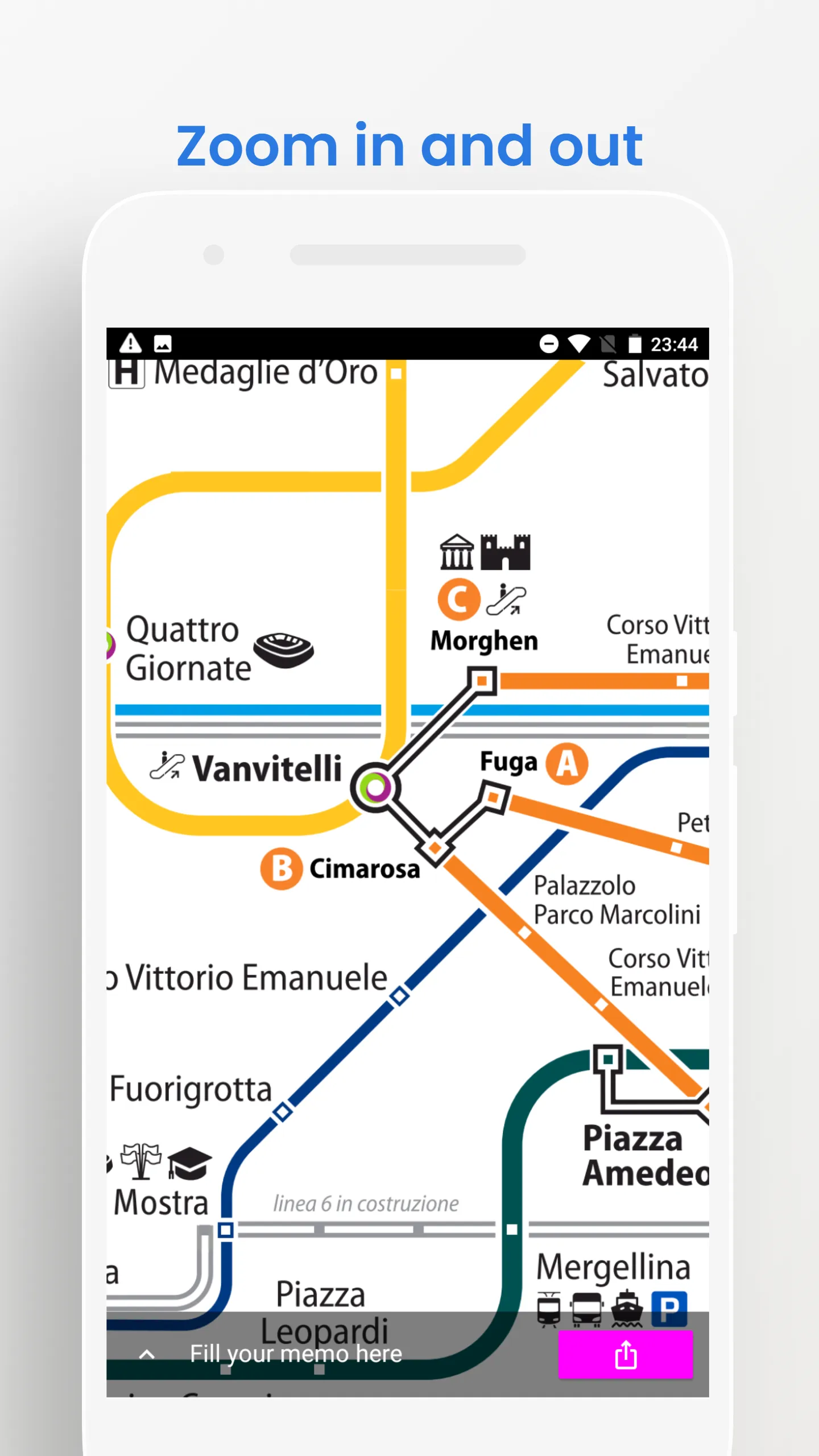 Napoli Metro Travel Guide | Indus Appstore | Screenshot