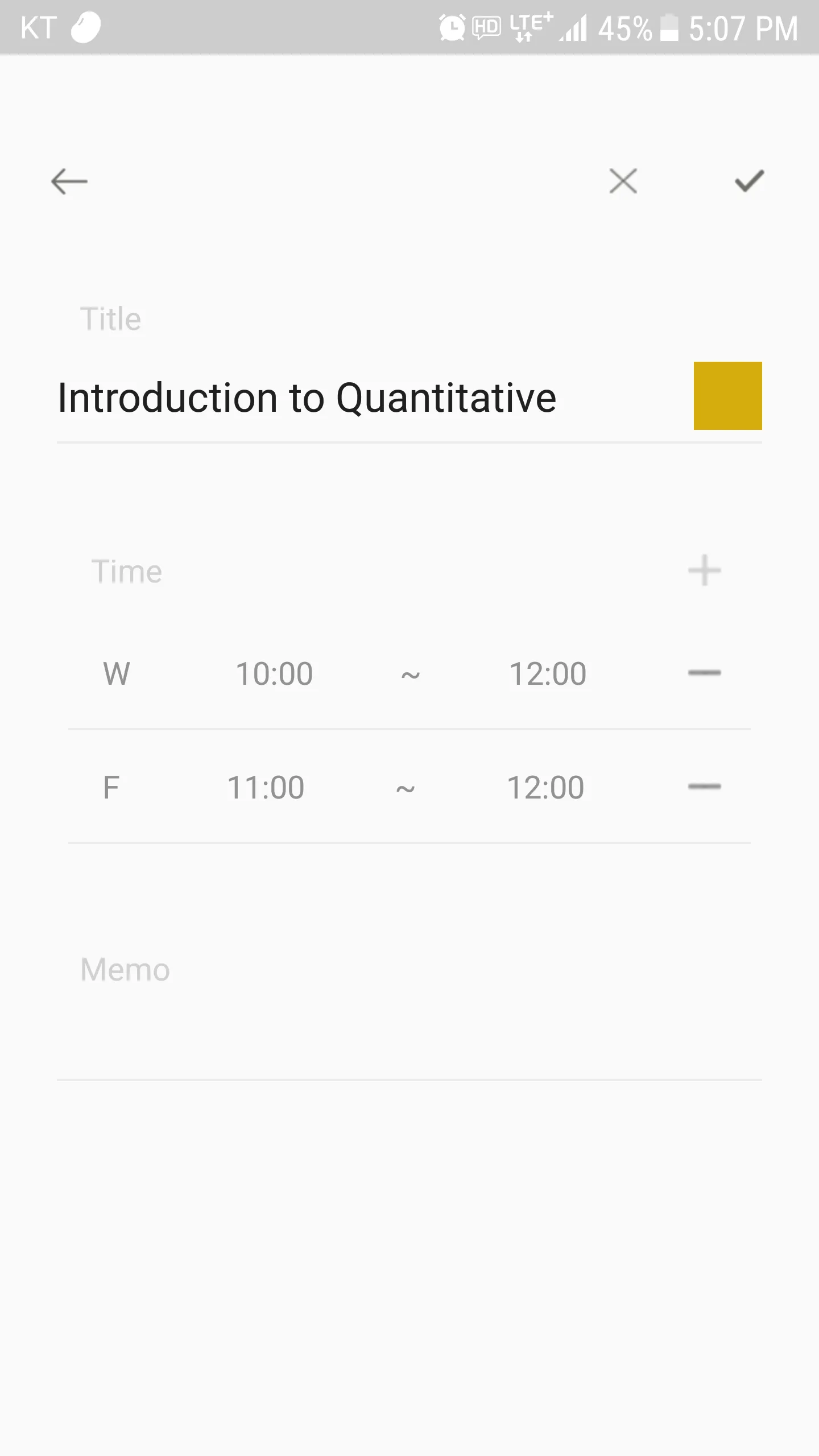 Timetable: a lovely scheduler | Indus Appstore | Screenshot