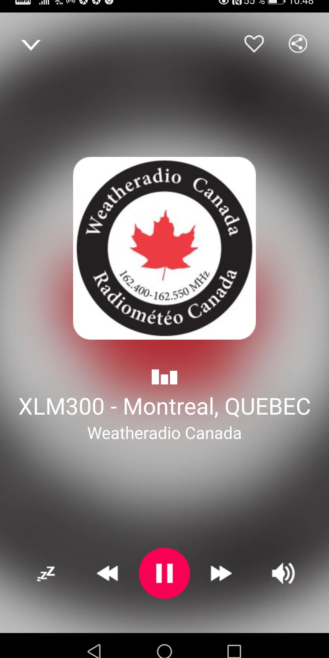 Weatheradio Canada Online | Indus Appstore | Screenshot