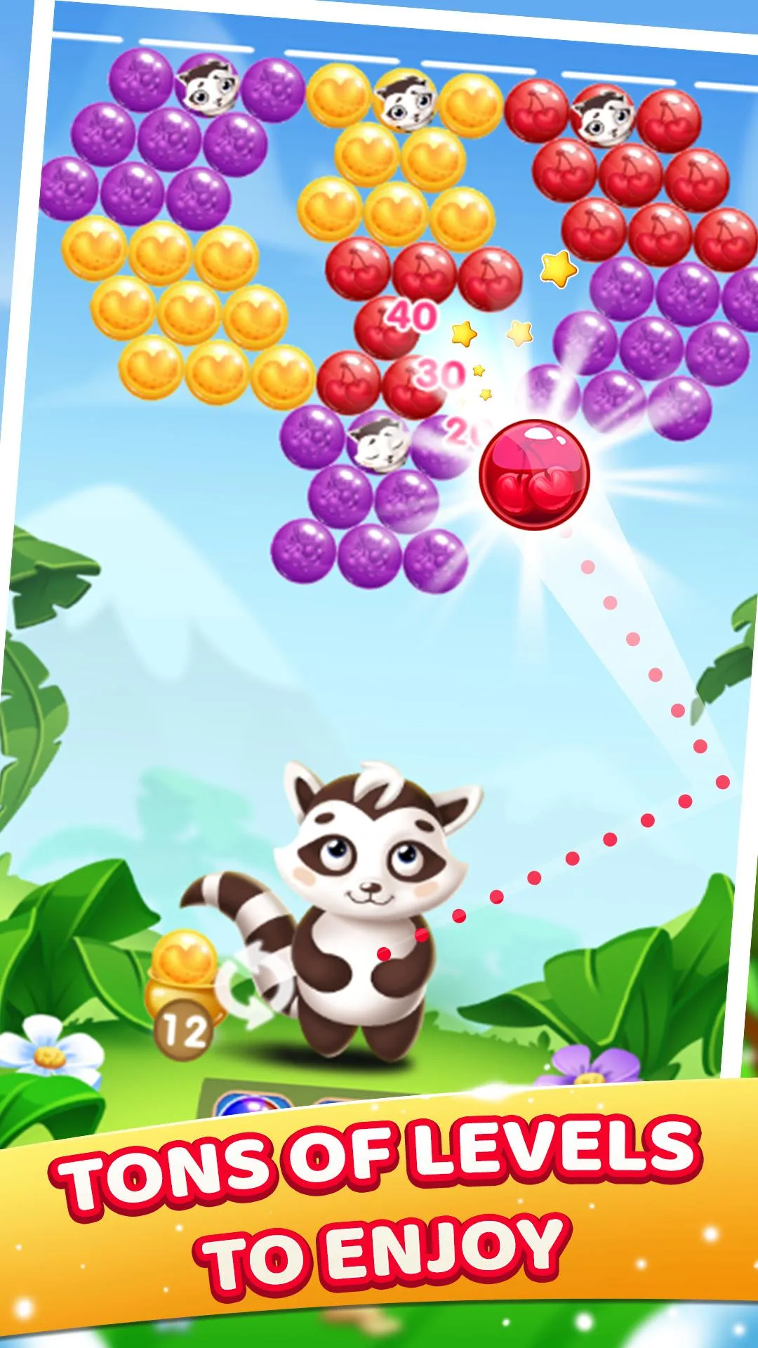 Raccoon Bubbles | Indus Appstore | Screenshot