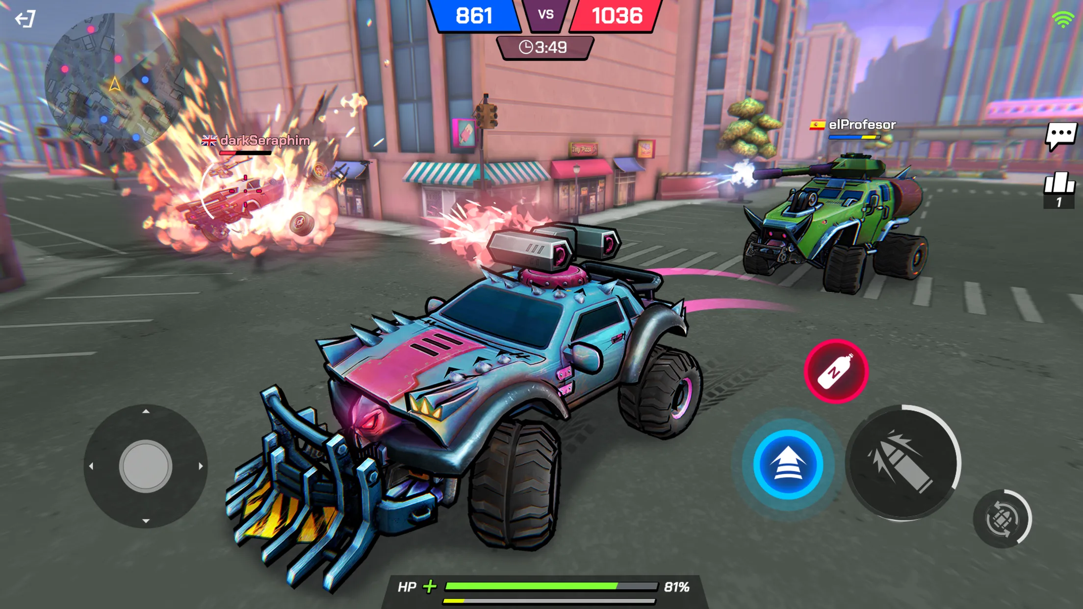 Battle Cars: Nitro PvP Shooter | Indus Appstore | Screenshot