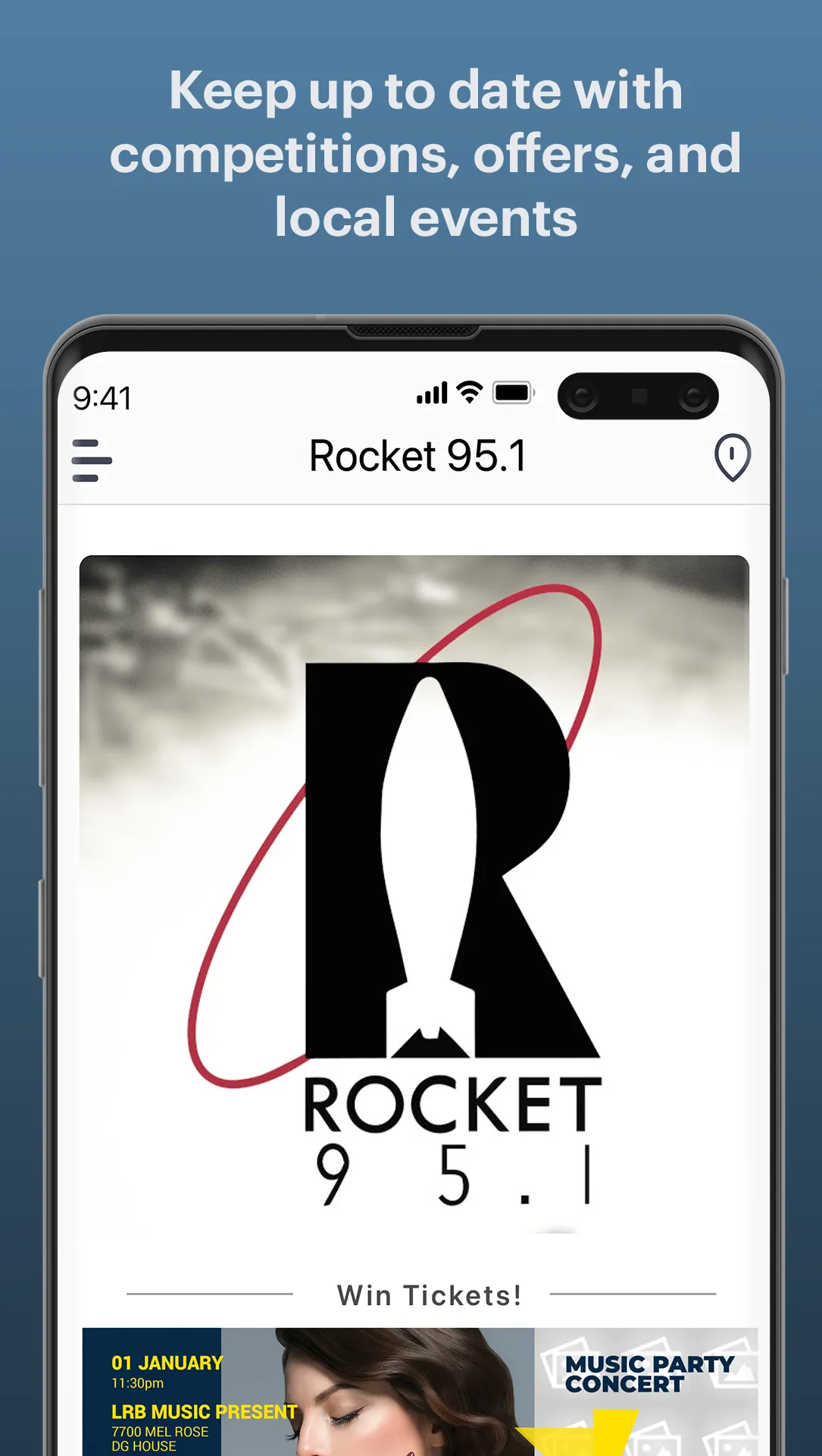 Rocket 95.1 | Indus Appstore | Screenshot