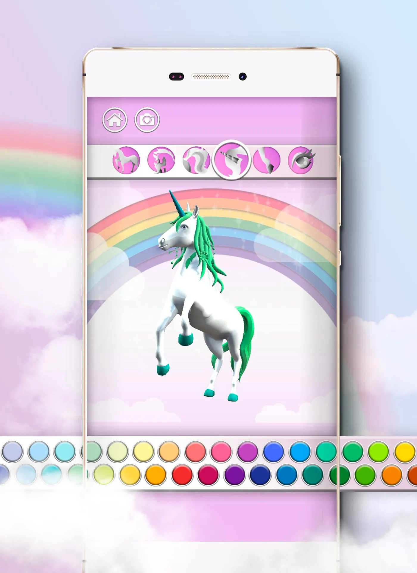 Unicorn 3D Coloring Book | Indus Appstore | Screenshot