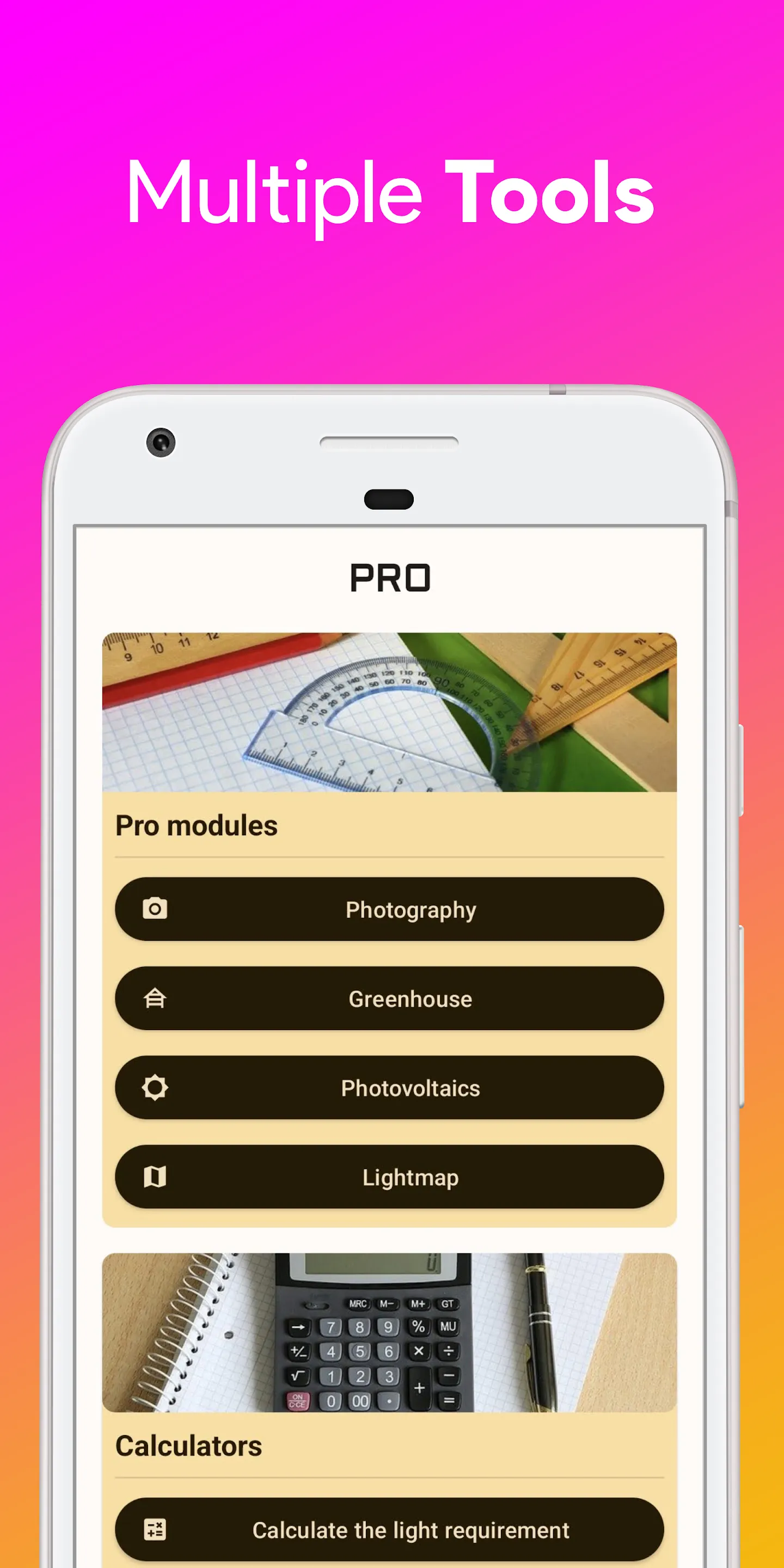 Lux Light Meter Photometer PRO | Indus Appstore | Screenshot