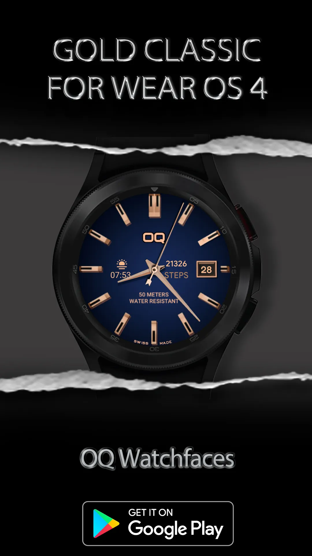 Gold Classic 1 Wear OS 4+ | Indus Appstore | Screenshot