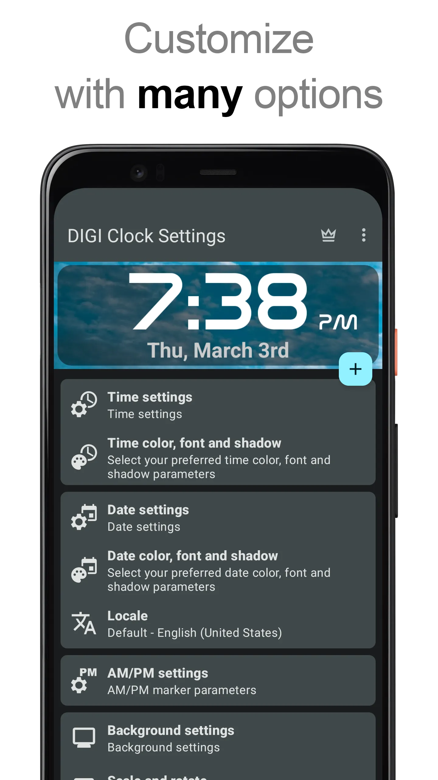 DIGI Clock Widget | Indus Appstore | Screenshot