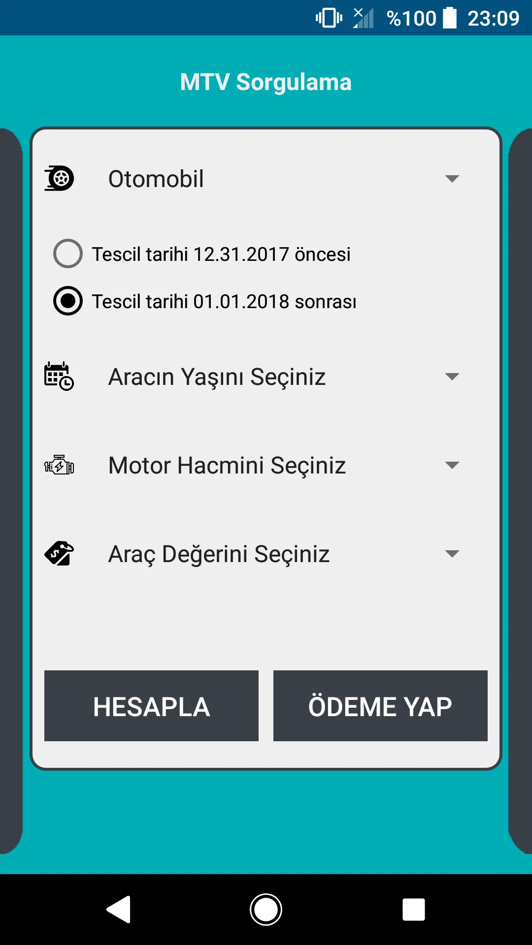 MTV Hesaplama ve Ödeme 2023 | Indus Appstore | Screenshot