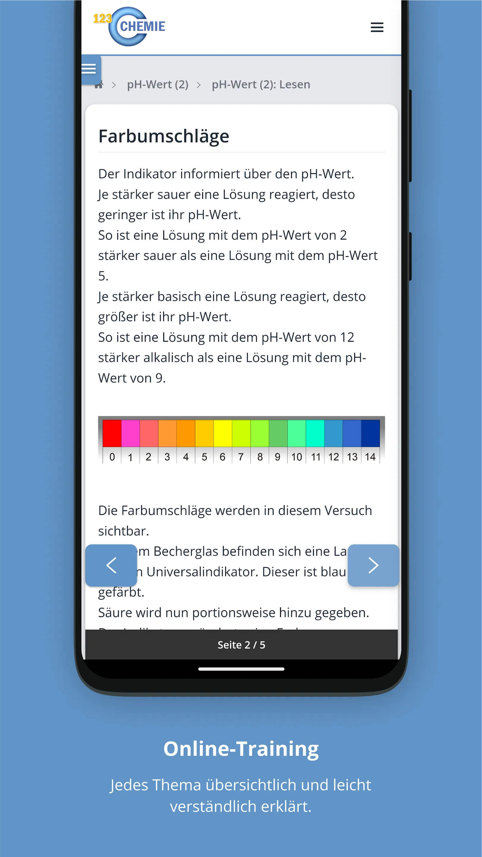 Das Digitale Chemieregal | Indus Appstore | Screenshot