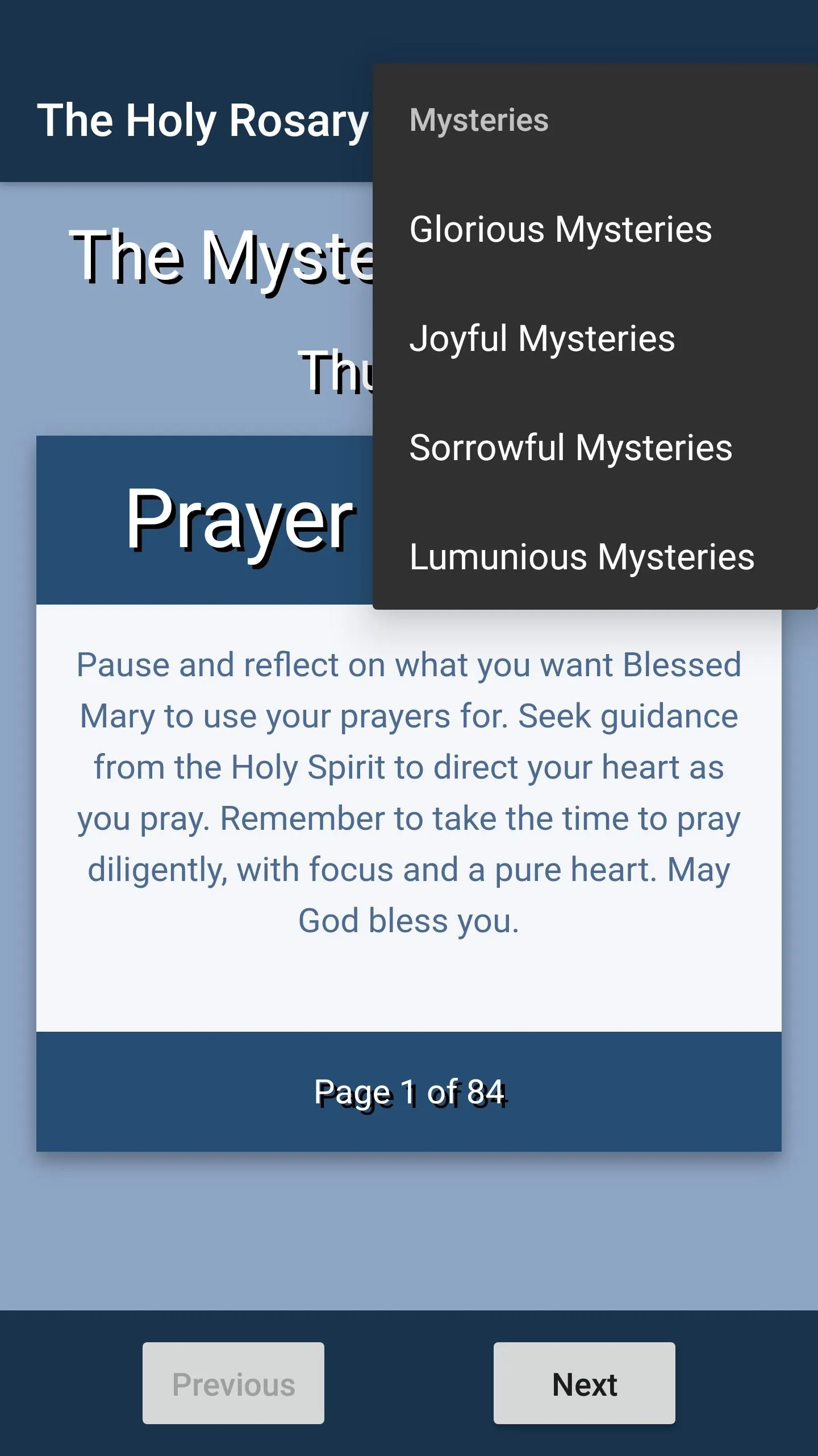 Daily Devotion Holy Rosary | Indus Appstore | Screenshot