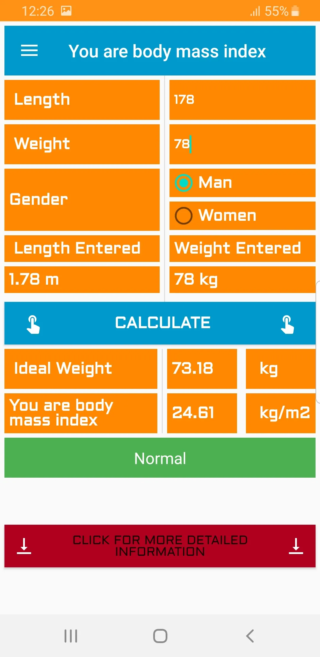 Body Mass Index (BMI) | Indus Appstore | Screenshot