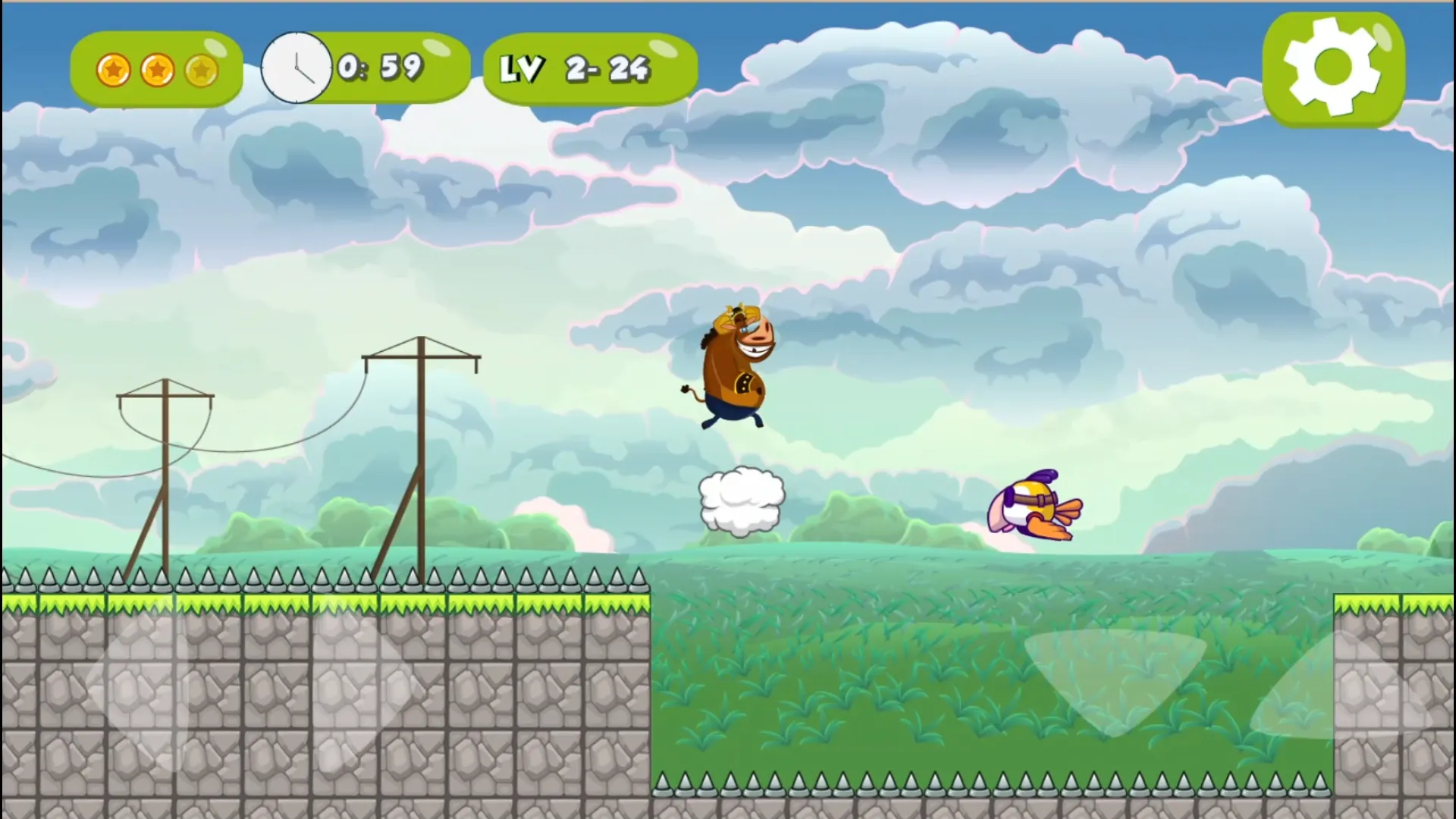 The Bull Jump Adventure Game | Indus Appstore | Screenshot