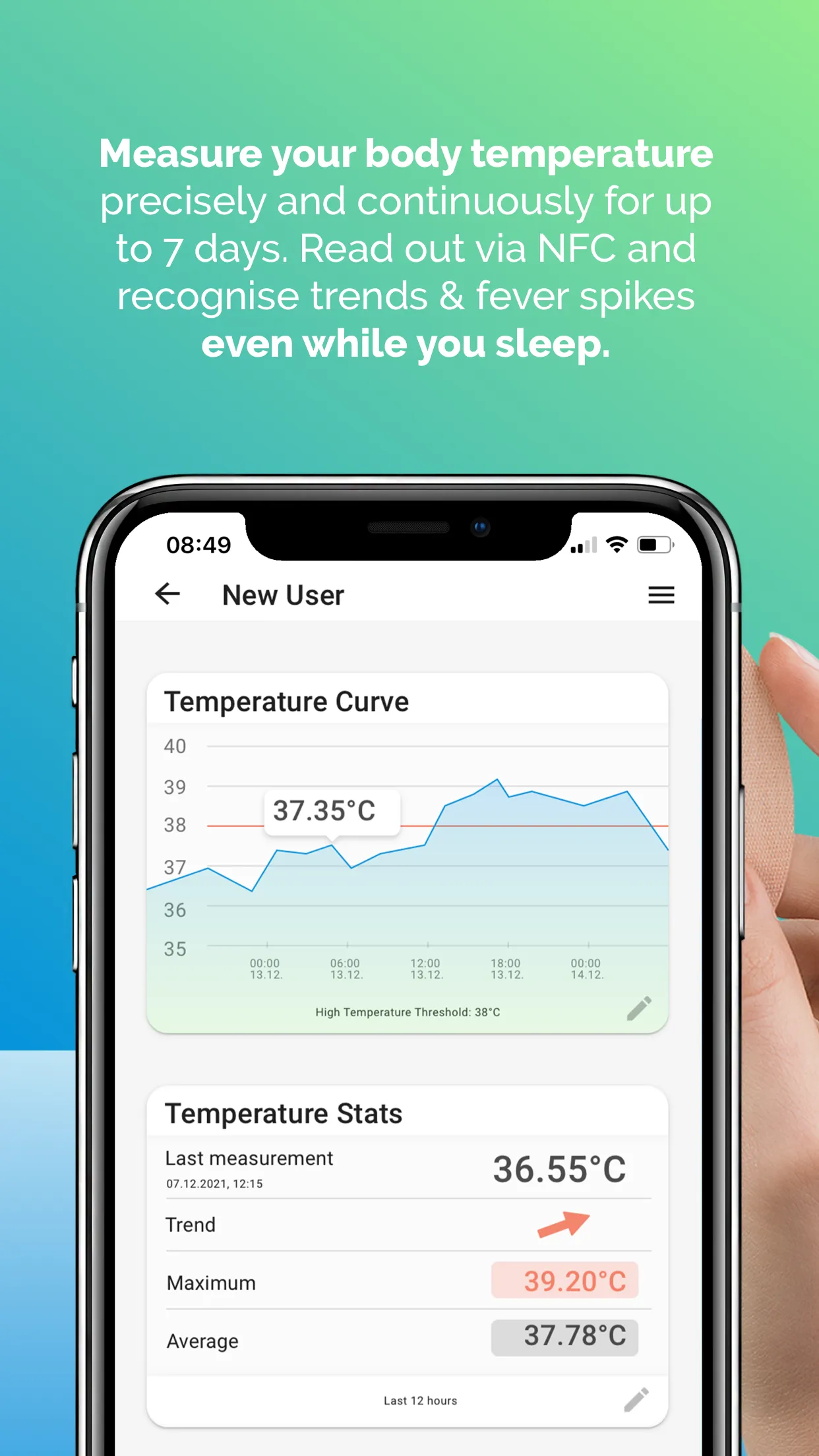 SteadyTemp Smart Thermometer | Indus Appstore | Screenshot