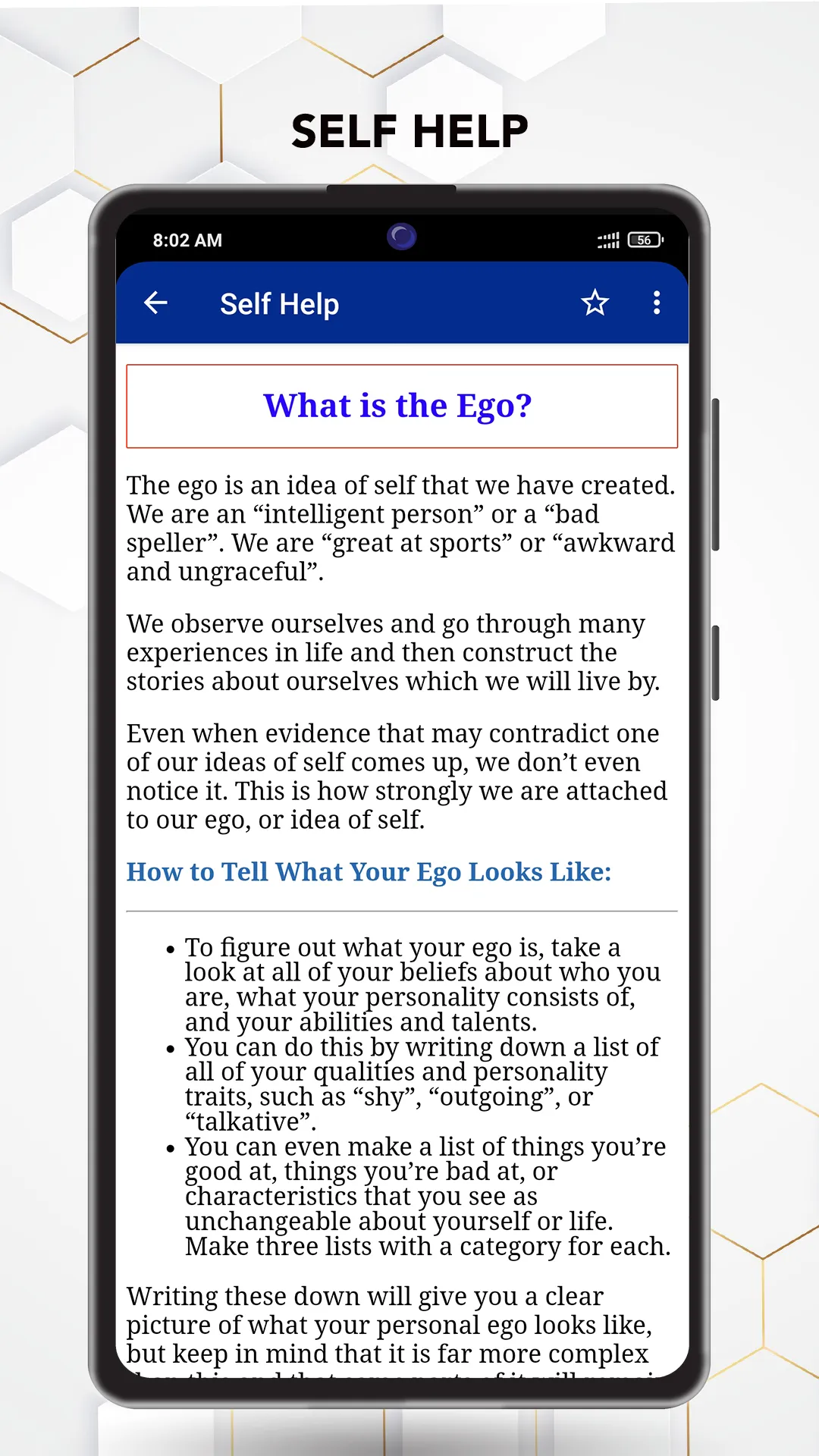 Self Help The Destructive Ego | Indus Appstore | Screenshot