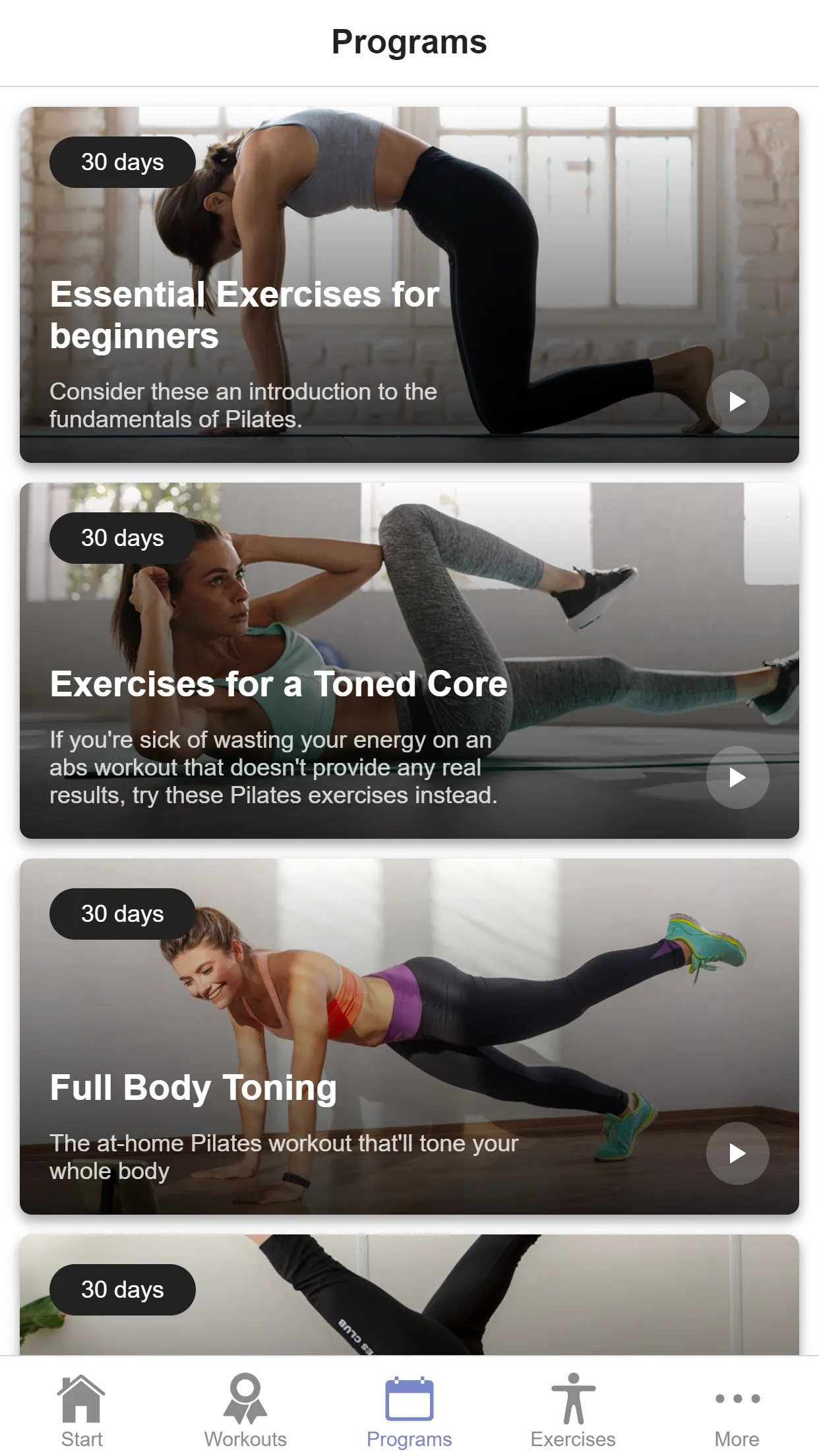 Pilates Exercises - All Levels | Indus Appstore | Screenshot