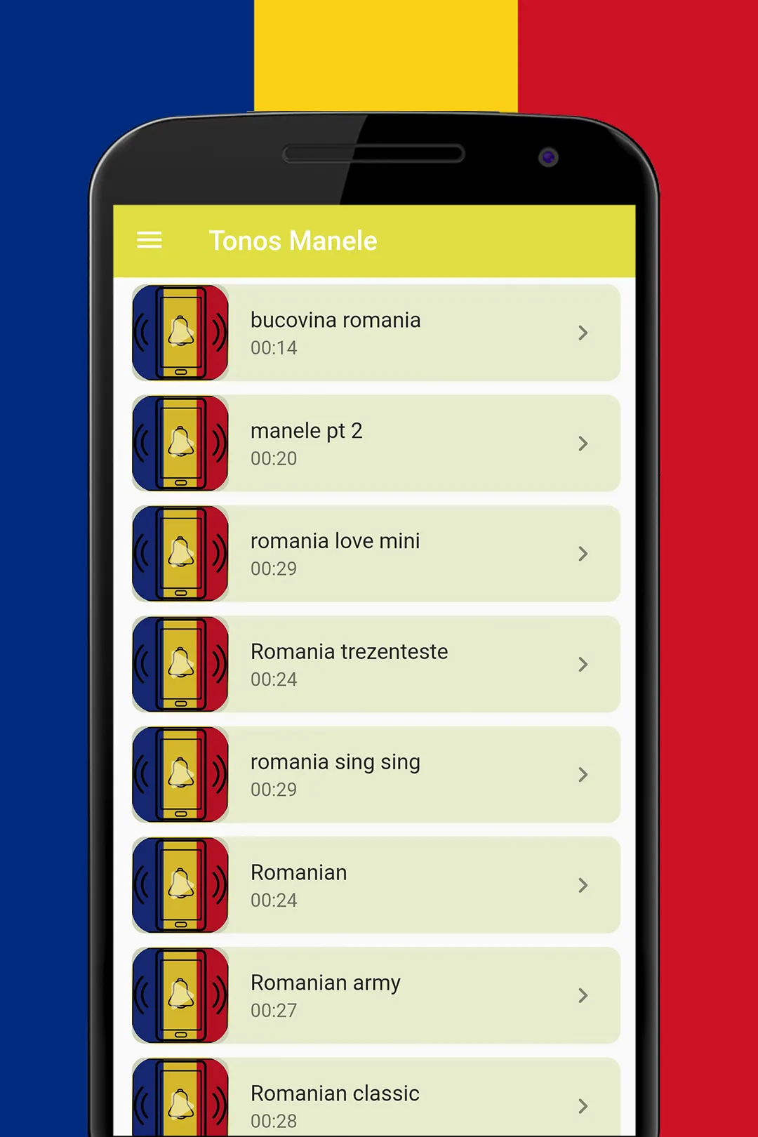 Ringtone Sounds Manele Romania | Indus Appstore | Screenshot