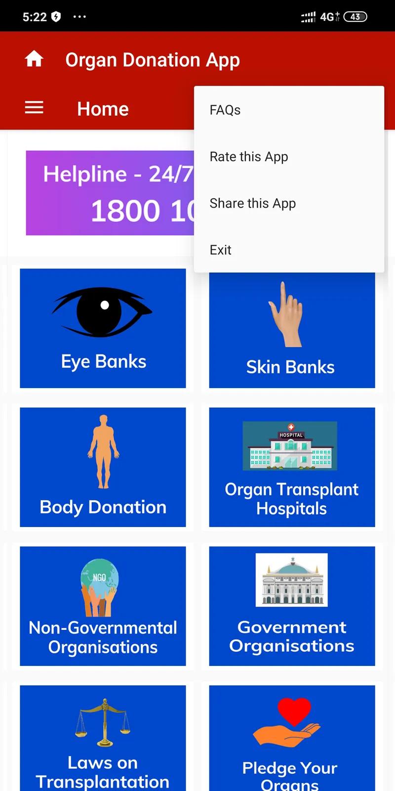 Organ Donation App | Indus Appstore | Screenshot