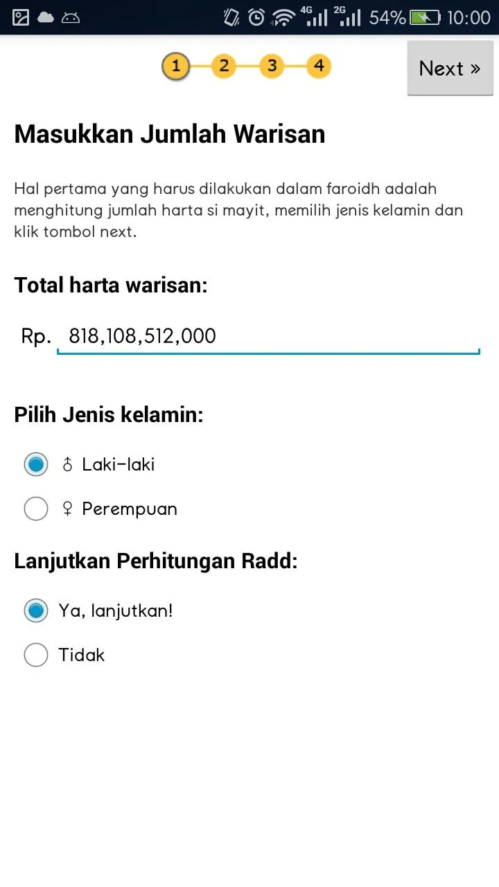 Pembagian Warisan (Faraidh) | Indus Appstore | Screenshot