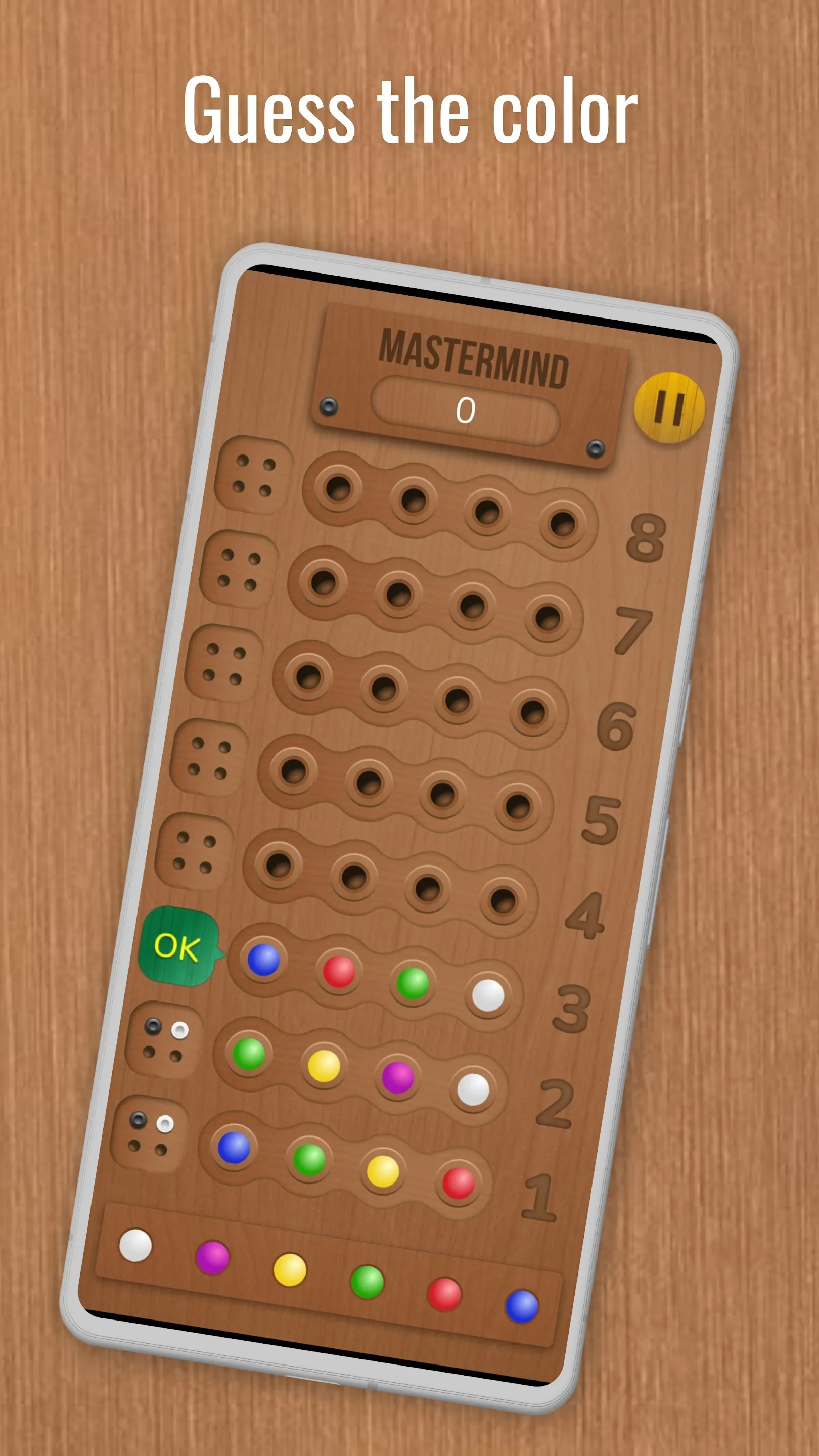 Mastermind Board Game | Indus Appstore | Screenshot