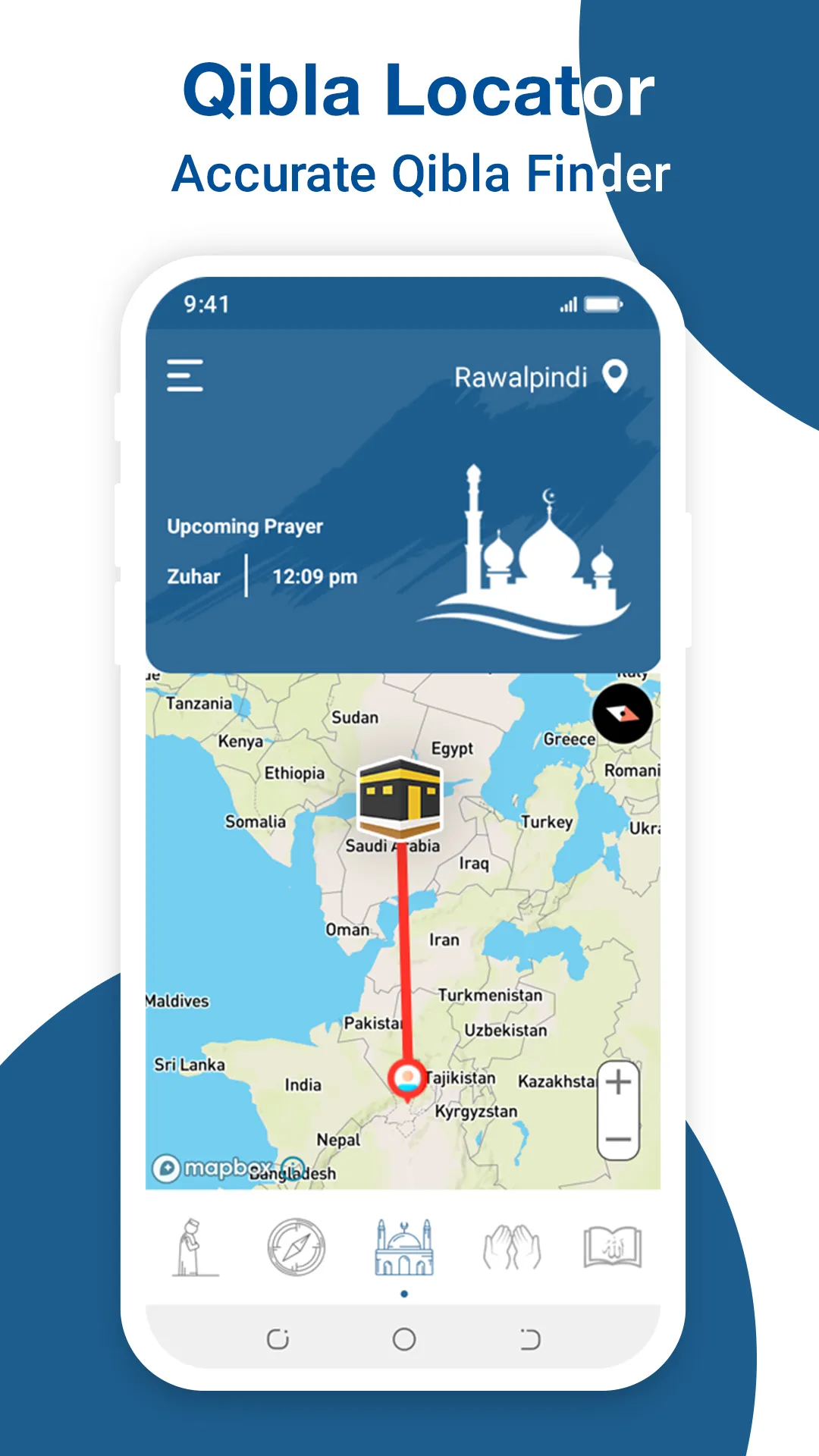 Islamic Compass | Qibla Finder | Indus Appstore | Screenshot