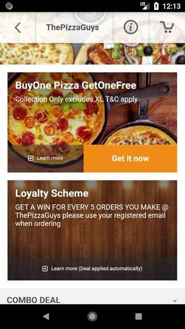 The Pizza Guys UK | Indus Appstore | Screenshot