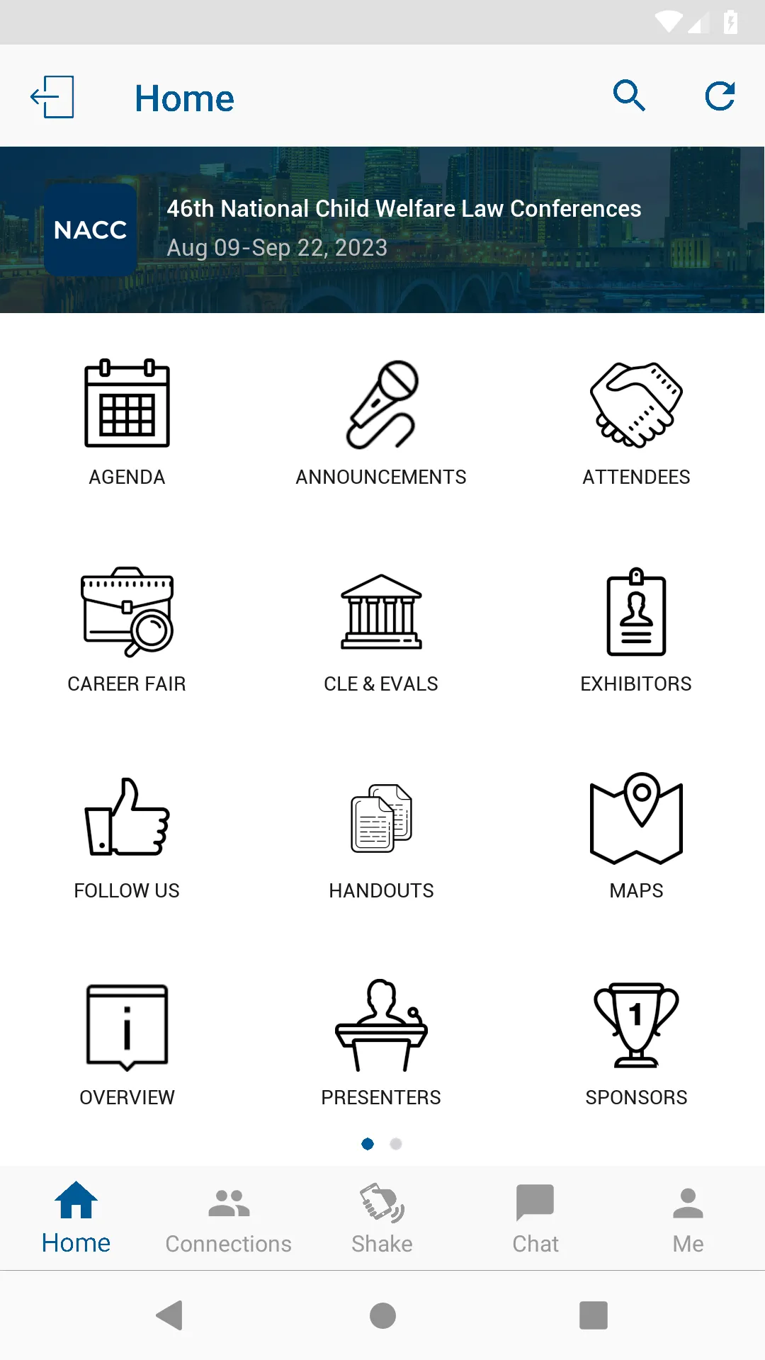 NACC Conference | Indus Appstore | Screenshot