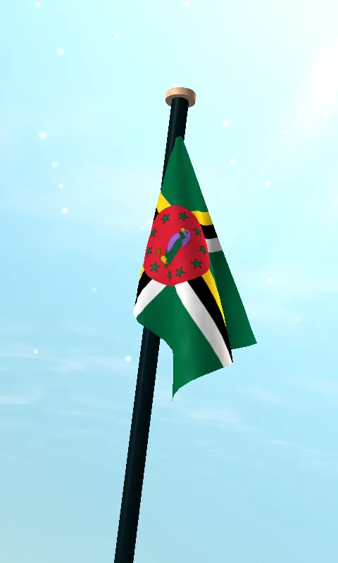 Dominica Flag 3D Free | Indus Appstore | Screenshot