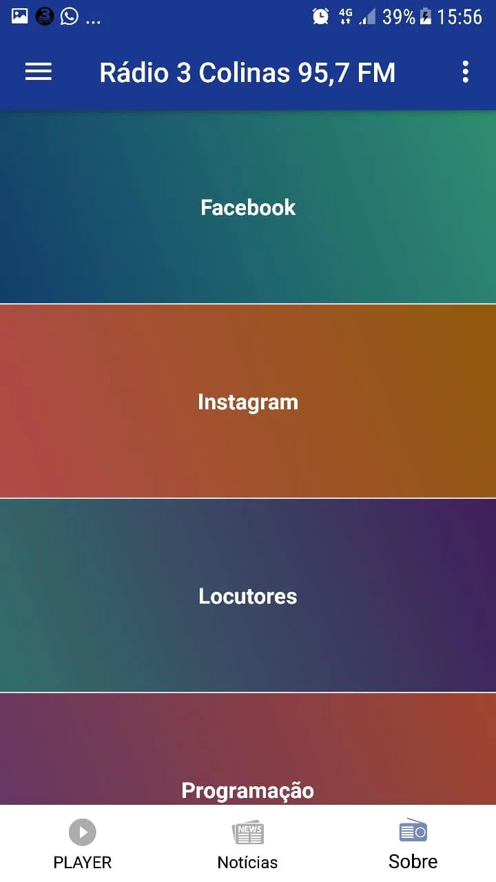 Rádio 3 Colinas 95,7 FM | Indus Appstore | Screenshot