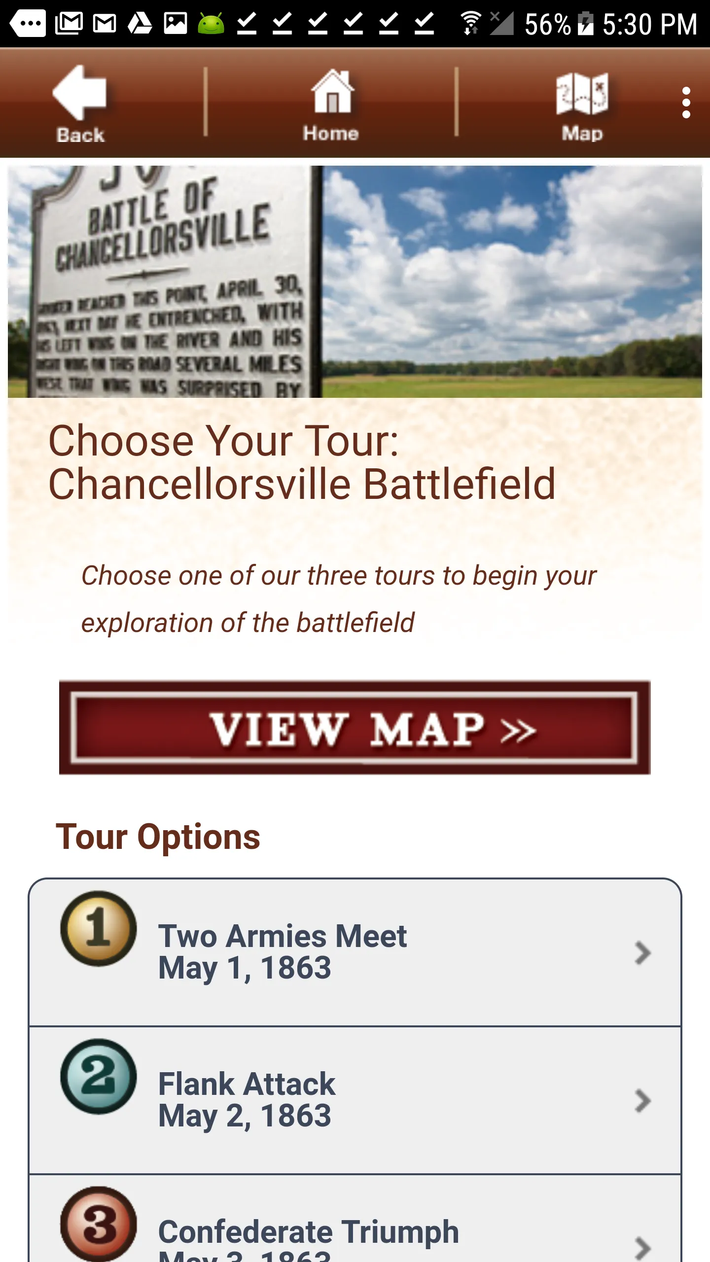 Chancellorsville Battle App | Indus Appstore | Screenshot