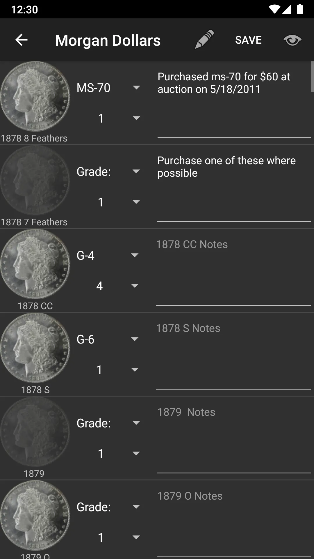 Coin Collection | Indus Appstore | Screenshot