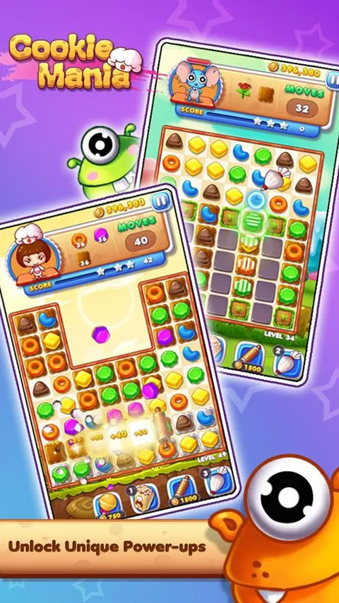 Cookie Mania - Match-3 Sweet G | Indus Appstore | Screenshot