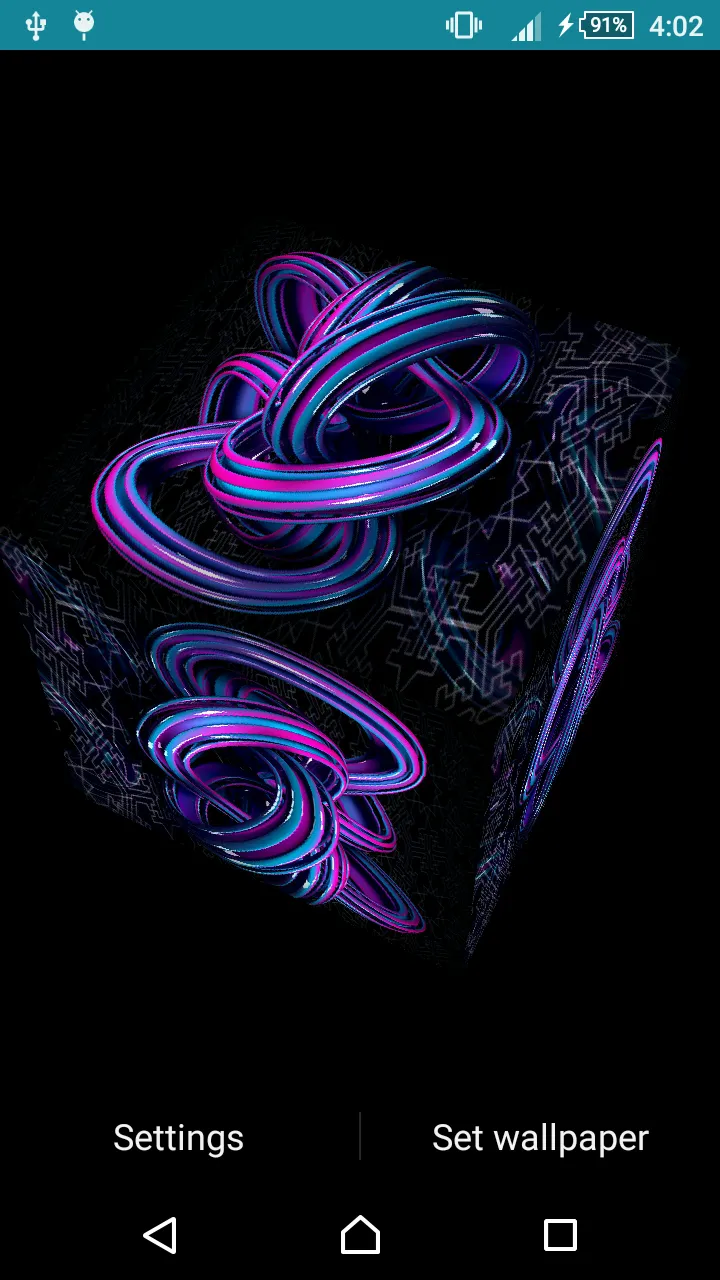 Triquetra Live Wallpaper | Indus Appstore | Screenshot