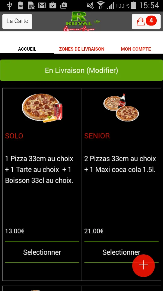 Royal Pizza Valence | Indus Appstore | Screenshot