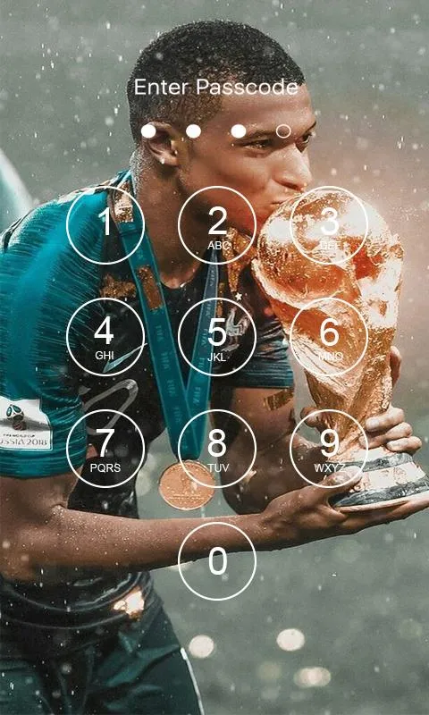 Kylian Mbappe Lock Screen | Indus Appstore | Screenshot