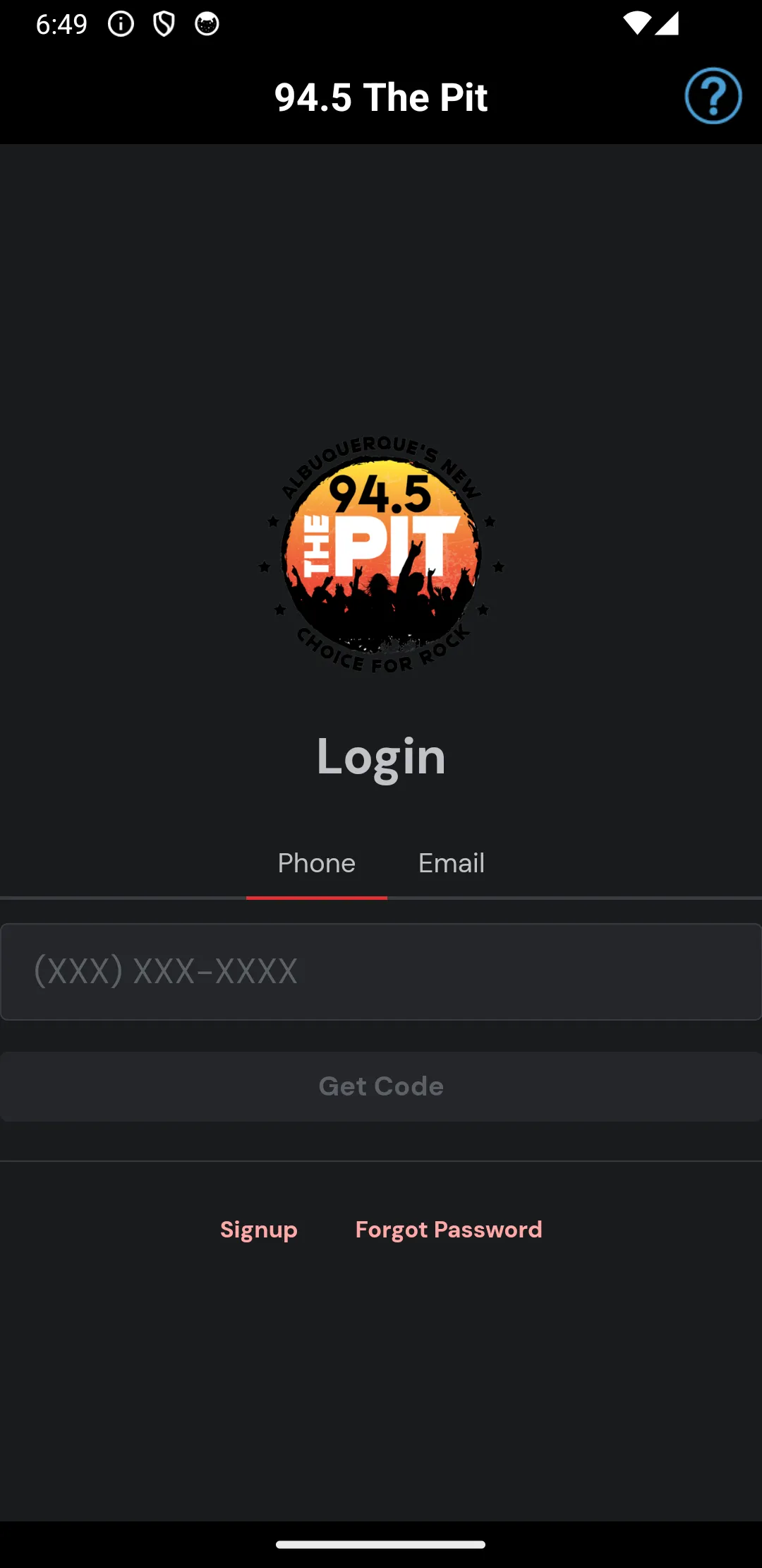 KTBL 94.5 the Pit | Indus Appstore | Screenshot