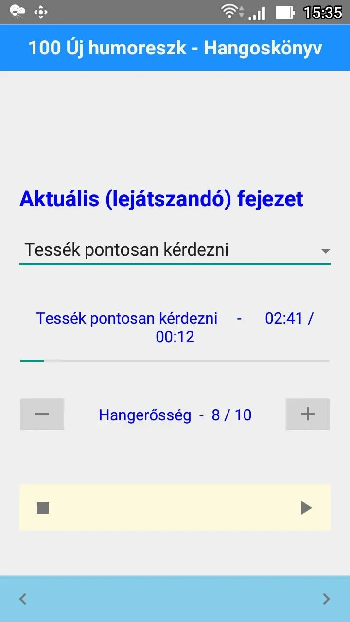 Humoreszkek - Hangoskönyv | Indus Appstore | Screenshot